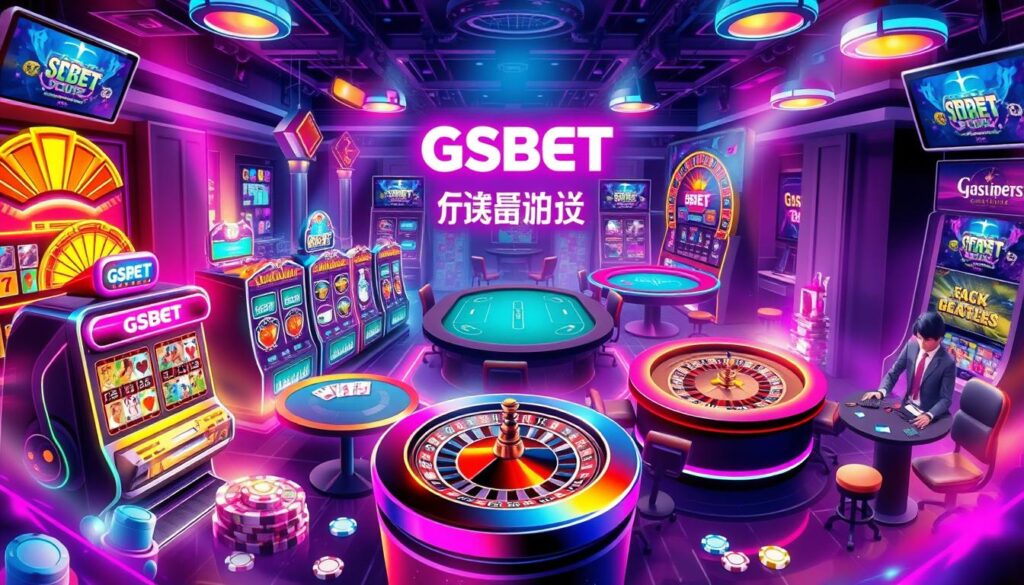 GSBET娛樂城的遊戲種類