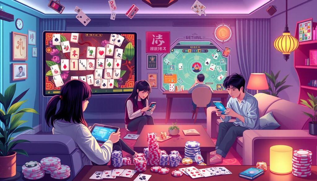 在線棋牌遊戲優勢