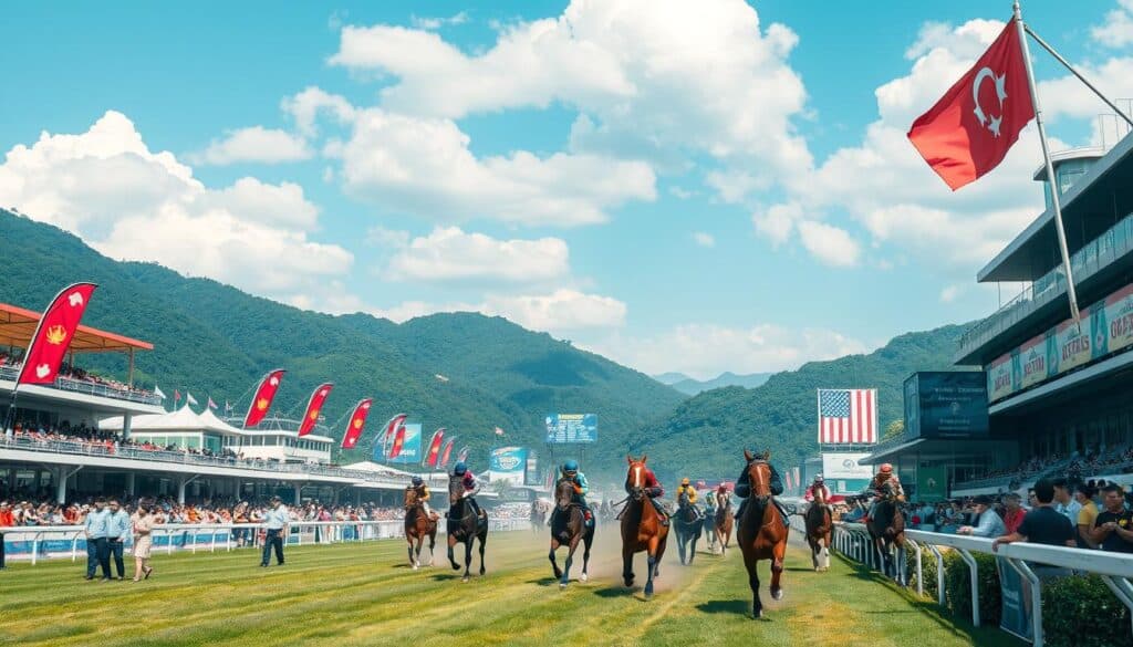 沙田賽馬場的賽馬體驗