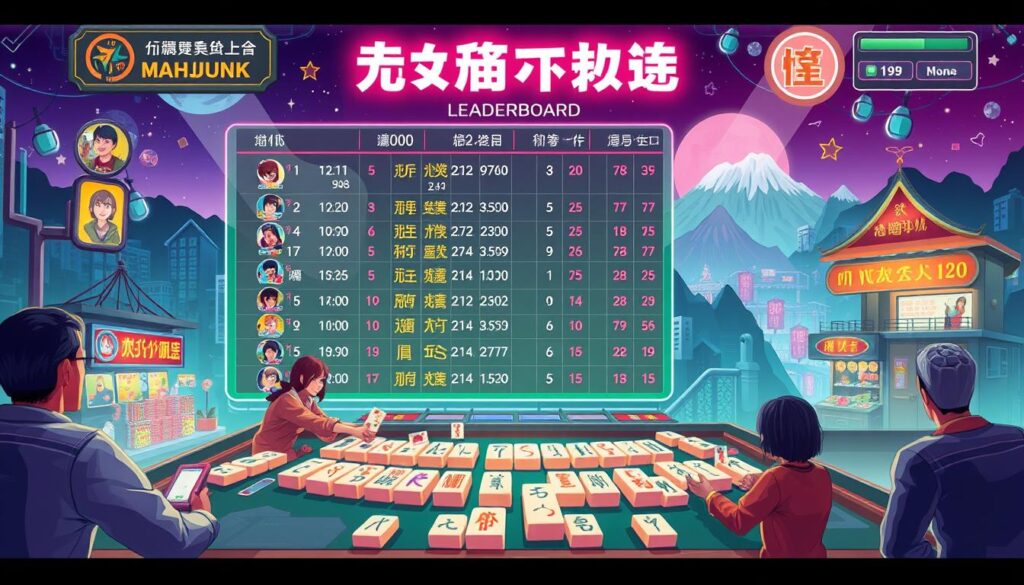 線上麻將遊戲戰績排行