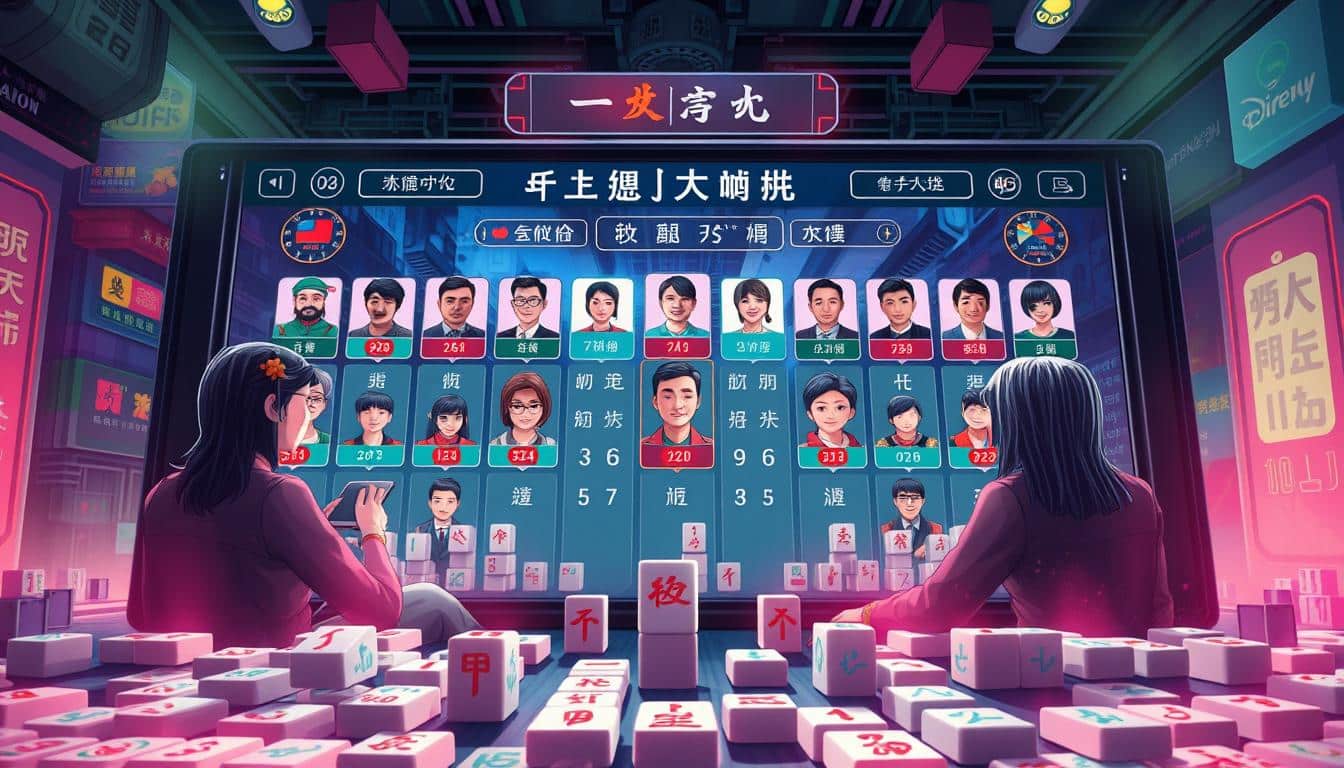 線上麻將遊戲戰績排行