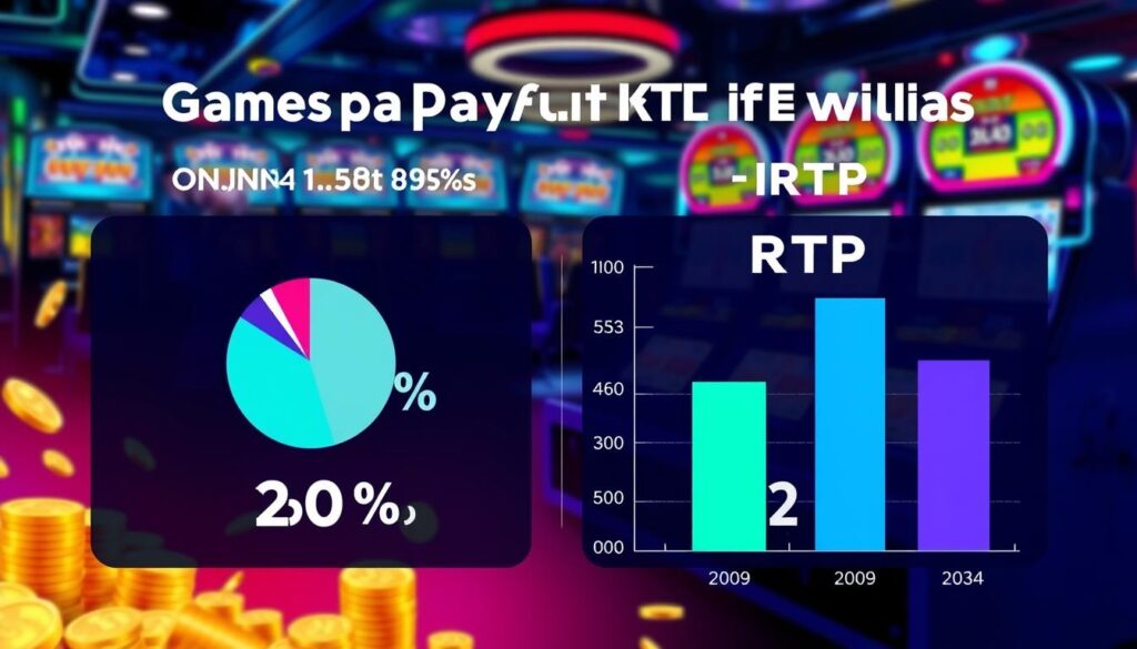 遊戲賠率和回報率的圖示