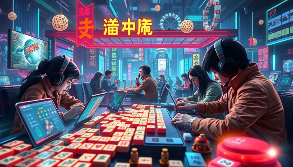 線上麻將遊戲的興起